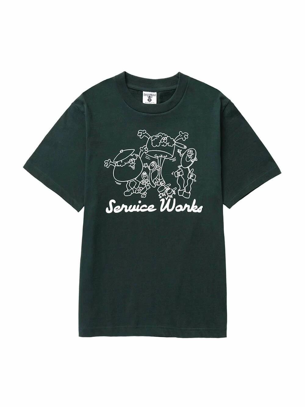 NEW SERVICE WORKS men's pots and pans tee in forest